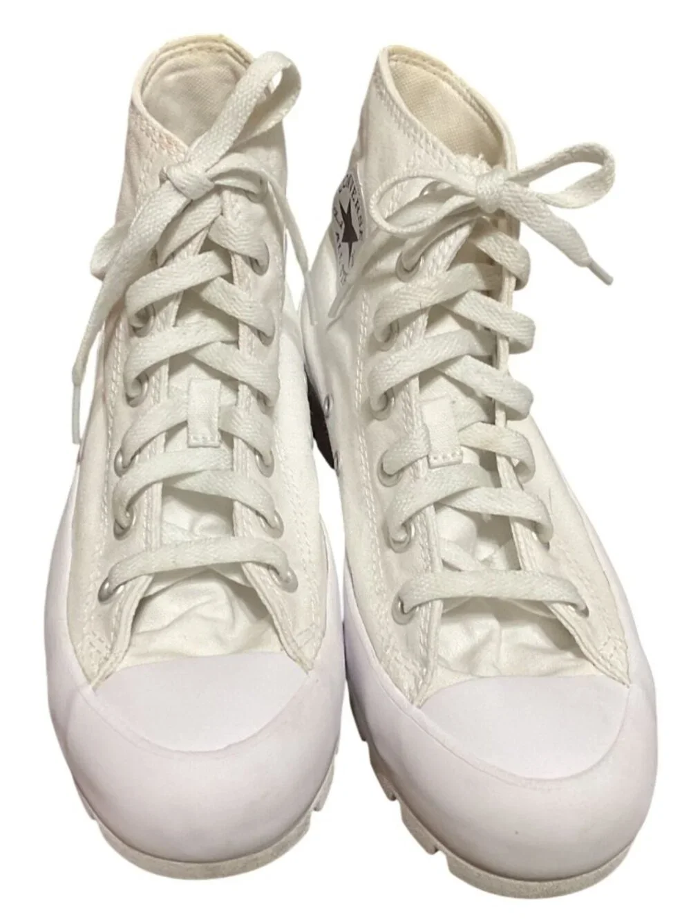 Converse Chuck Taylor Sneakers Size 7 All Star Lugged 2.0 White High-Top